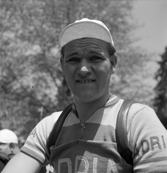 Cyclist Fritz Siefert, ca. 1955.