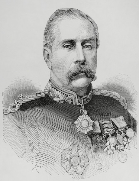 Sir Gerald Graham (1831-1899). British Lieutenant General in the Corps of Royal Engineers. Portrait