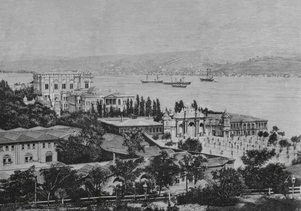 History of Turkey. Constantinople. Dolmabahce Palace. Built between 1843 and 1856 by order of