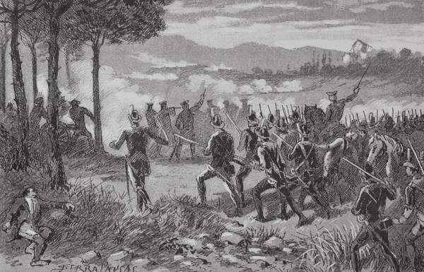 War of the Pyrenees (7 March 1793 to 22 July 1795). ""Battle of Trouillas"" (22 September 1793. The