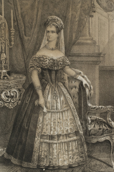 Charlotte of Prussia (1798-1860). Empress consort of Russia (1825-1855) as Alexandra Fyodorovna, by
