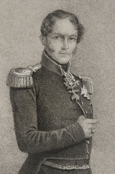 Leopold I of Belgium (1790-1865). First king of the Belgians (1831-1865). Portrait. Drawing by C.