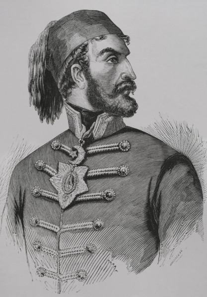Omar Pasha (1806-1871). Ottoman general and governor, born in Croatia. Led the Turkish army in the