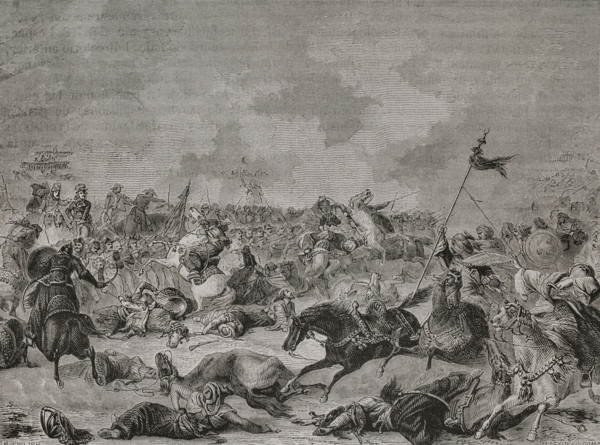 Napoleonic Wars. French Campaign in Egypt and Syria (1798-1801). Battle of Mount Tabor (16 April
