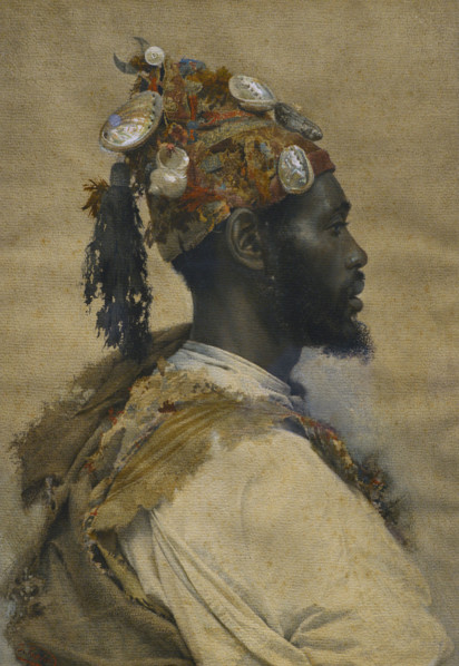 Jose Tapiro y Baro (1836-1913). Spanish painter. Parache, the dancer. Watercolour, 1895-1900. Prado