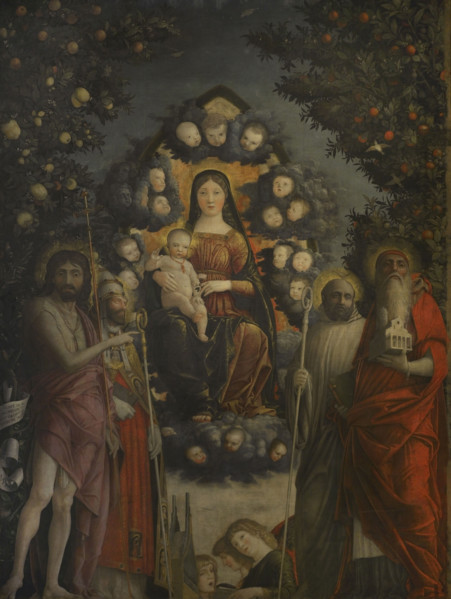 Andrea Mantegna (1431-1506). Italian Renaissance painter. ""Trivulzio Madonna"", 1497. Madonna in