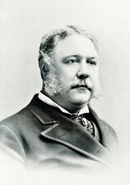 Chester Alan Arthur (1830-1886) was elected the 21st President of the United States and served from