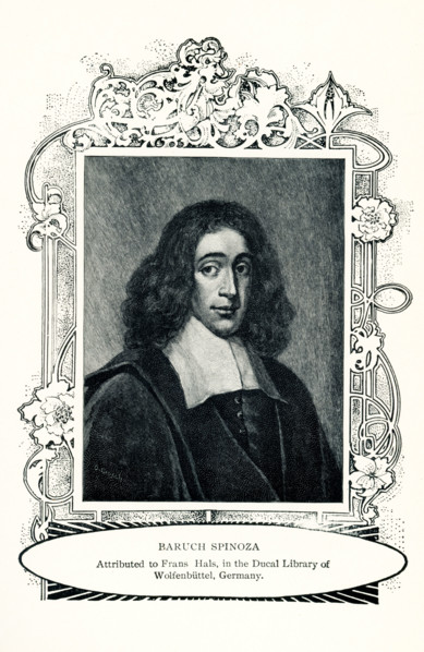 This 1899 illustration shows: “ Baruch Spinoza, attributed to Franz Hals. In the Ducal Library of