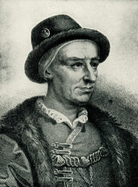 This 1899 illustration shows Louis XI of France. Louis XI, called 'Louis the Prudent', was King of