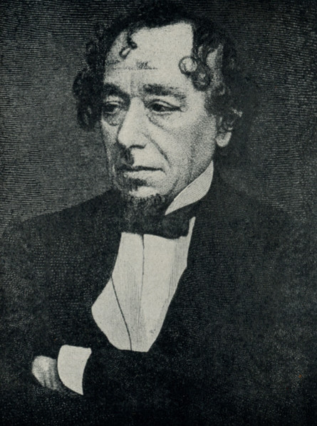 This 1899 illustration shows Lord Beaconsfield (Benjamin Disraeli).  Earl of Beaconsfield, of