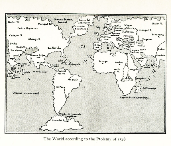 This map by Giacomo Gastaldi (c 1500 – c 1565) was an important Italian cartographer. He is known