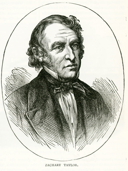 Zachary Taylor (1784-1850) was the 12th President of the United States. He won the nickname of 'Old