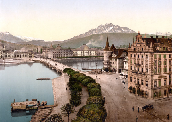 Neue Bruecke And Pilatus