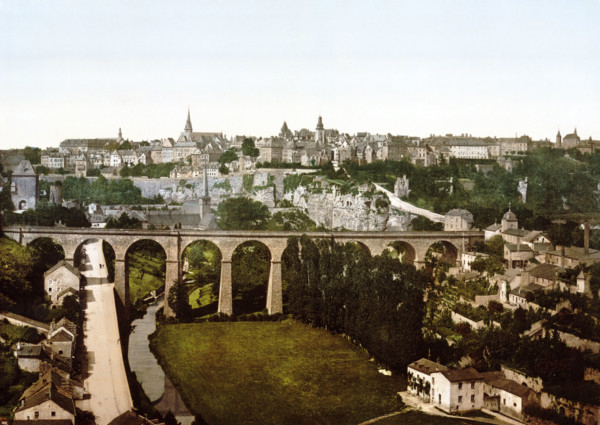The City Of Luxembourg In The Grand Duchy Of Luxembourg