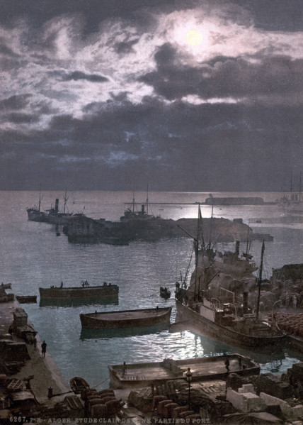 Harbor By Moonlight