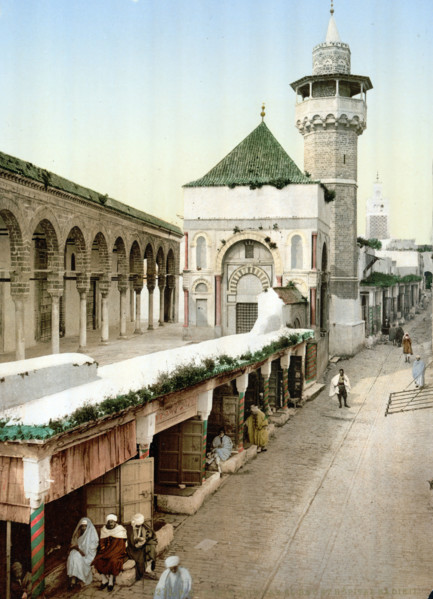 Tunisia, around 1895, Historical, digitally restored reproduction from an original from the 19th