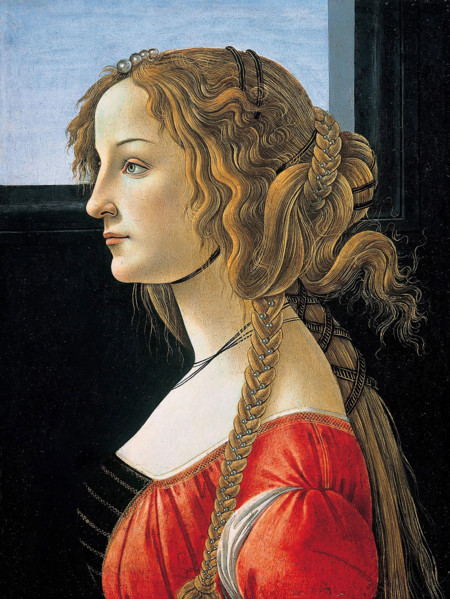 Profile Portrait Of A Young Woman