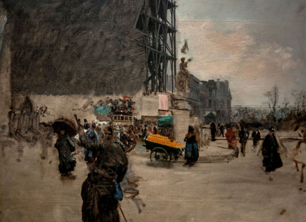 Giuseppe De Nittis 1846-1884 “La Place des Pyramides” 1875
