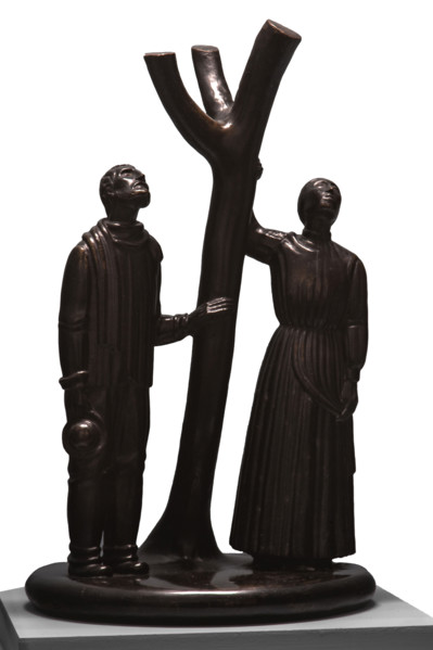 Arturo Martini 1889-1947 “The stars” 63 x 38 cm bronze sculpture.