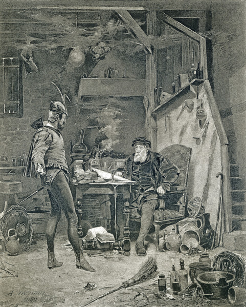 Mephistopheles and Faust