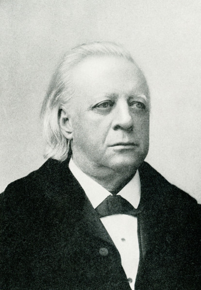 The 1903 caption reads: ""Henry Ward Beecher [died 1887]. Harriet Beecher Stowe's favorite brother