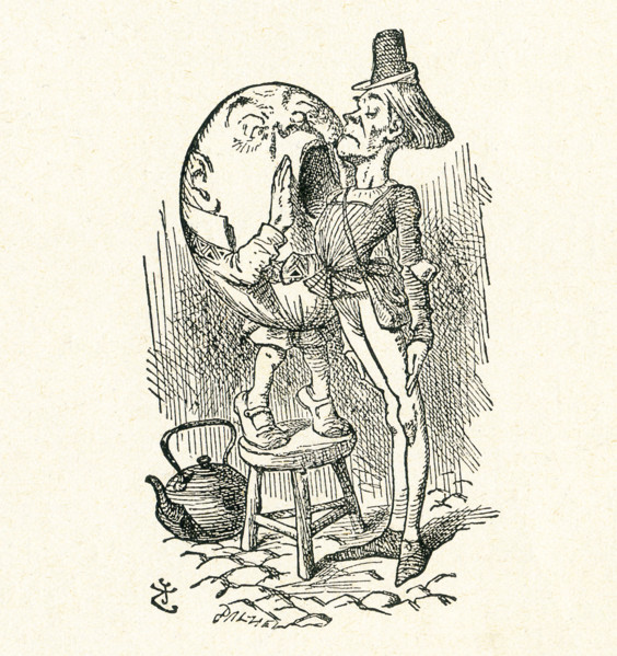 This is a scene from what Alice saw once she went through the Looking Glass and into the Looking