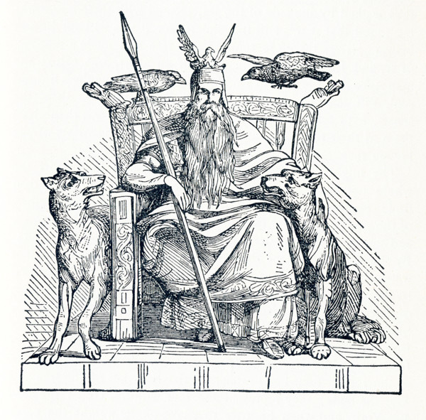 According to Norse mythology, Odin was one of the chief gods and the ruler of Asgard (the country