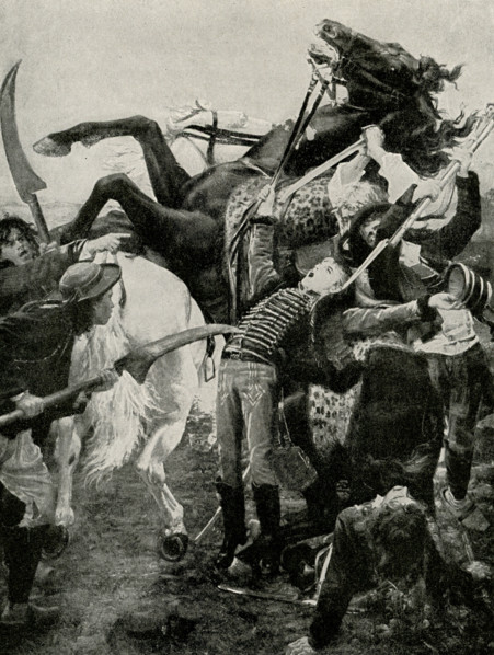 Shown in this 1912 illustratilon is the boy who died for Republic Joseph Barra (also spelled Bara)