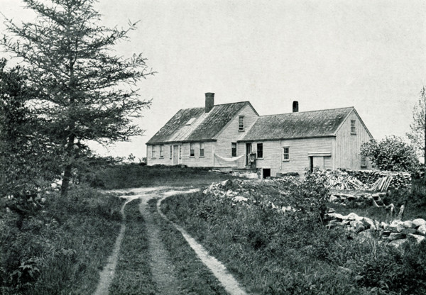 The 1920 caption reads: ""Rufus Sewall House in Edgecomb, Maine."" Rufus King Sewell (1814-1903)