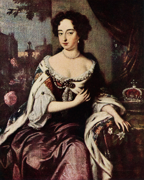 Mary Princess of Orange, from a oainting by J Closterman in the National Portrait Gallery. Mary,