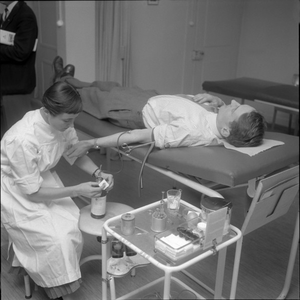 Man Donating Blood, 1955