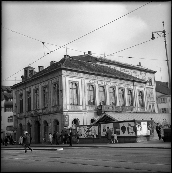 Cafe Spitz Basel, 1963.