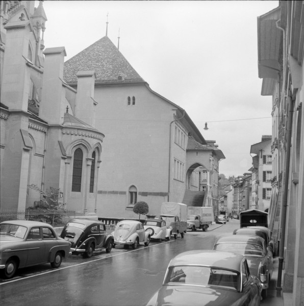 Rathaus at Rathausgasse  Berne 1956.