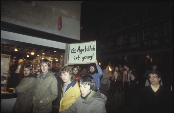 Solidarity rally for Hans Kung, 1979.