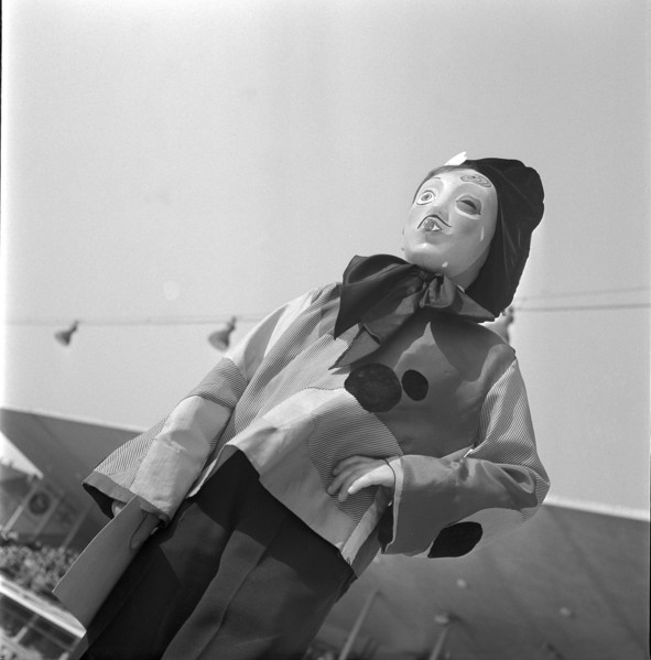 Children's carnival on the ice rink, Lausanne 1948.