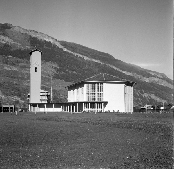 Protestant curch, Chur 1957.