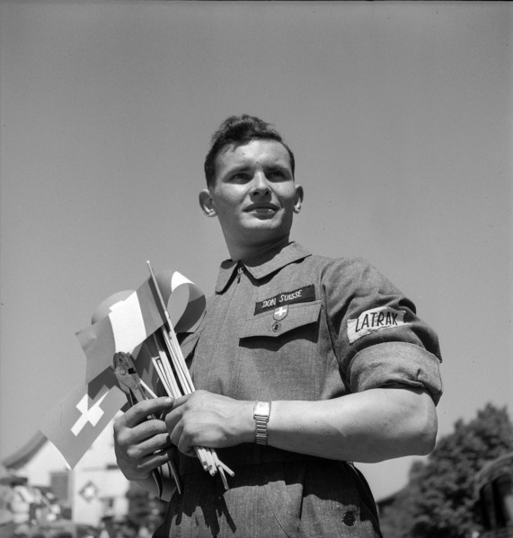 Swiss donation: help for France, 1945.