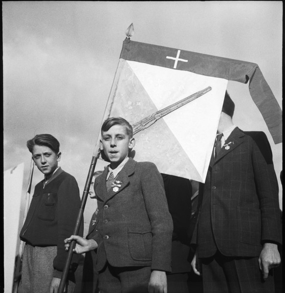 Shooting champion of the Knabenschiessen in Zurich 1944.