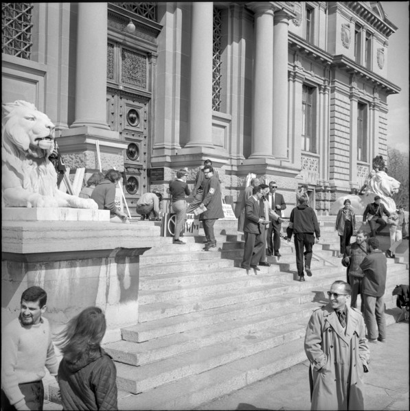 Demonstrator; Easter march 1963.