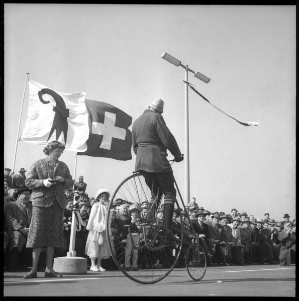 Inauguration of the St. Alban bridge; 1955.