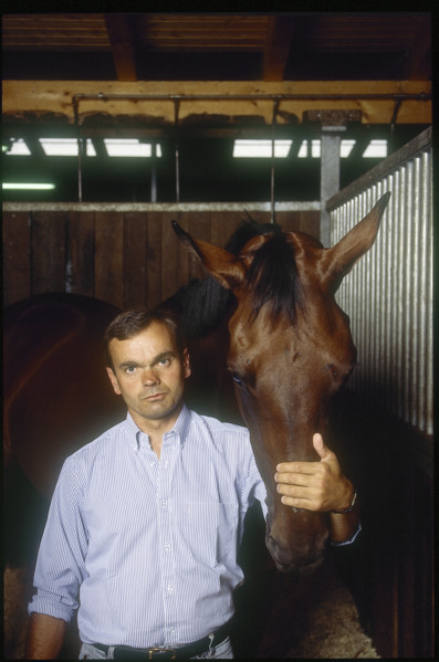Willi Melliger and his horse Quinta.