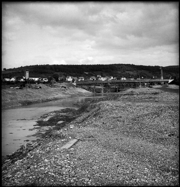 Wildegg-Brugg power station, building site around 1951.