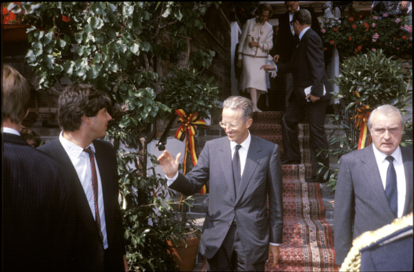King Baudouin of Belgium 1985.