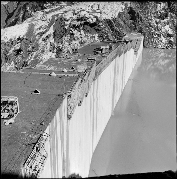 Grande Dixence, dam 1957.