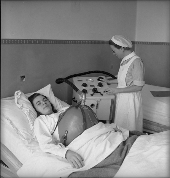 Iron lung, Neuchatel 1946.