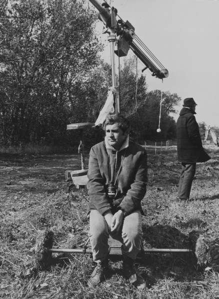 Norman Jewison on the set to Film In the Heat of the Night 1967.
