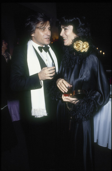 Irene Papas in Gstaad, new year 1980.