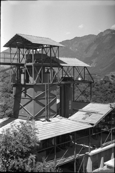 Bitumen mine in Capolago; 1943.
