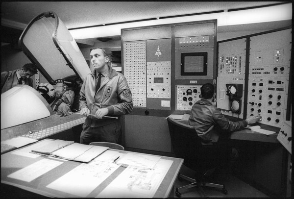 Flight simulator for Mirage, Payerne 1968.