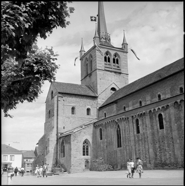 Abbey church Payerne 1963.